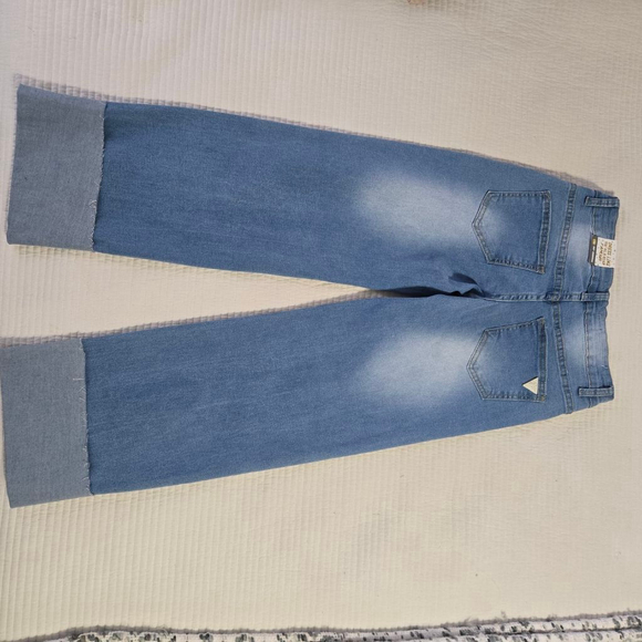 Women Celebrity Ace Jeans Size 1/25 Blue Denim 90's Straight - Picture 2 of 11
